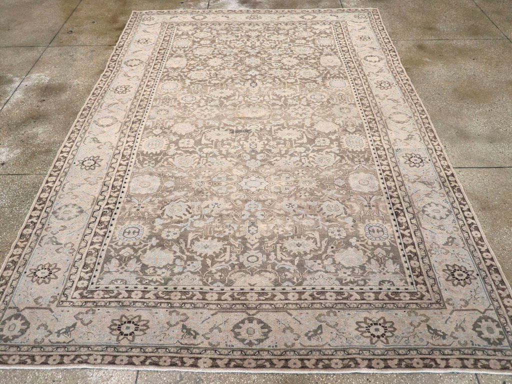 Vintage Persian Malayer Room Size Carpet, No.20565 - Galerie Shabab