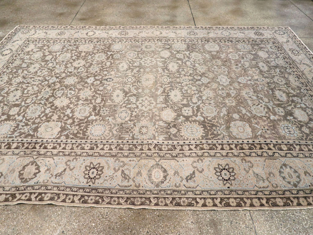 Vintage Persian Malayer Room Size Carpet, No.20565 - Galerie Shabab