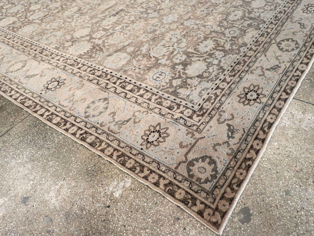 Vintage Persian Malayer Room Size Carpet, No.20565 - Galerie Shabab