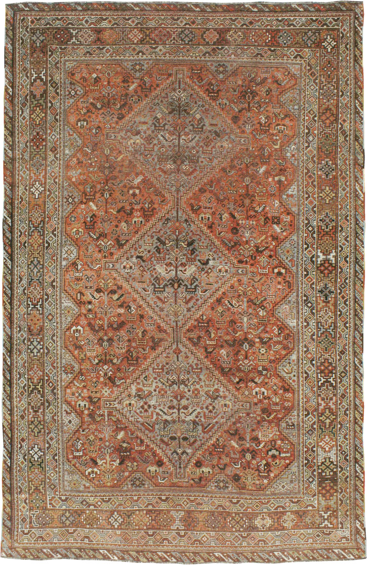 Antique Persian Afshar Rug, No.20570 - Galerie Shabab