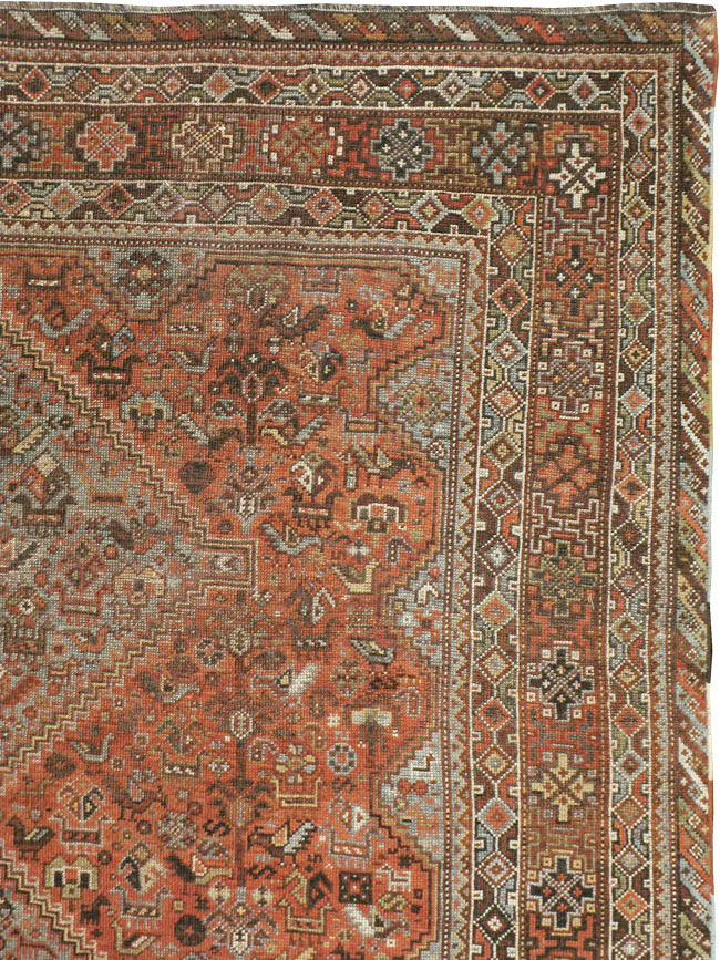 Antique Persian Afshar Rug, No.20570 - Galerie Shabab