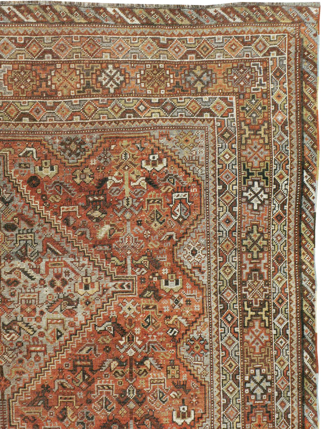 Antique Persian Afshar Rug, No.20570 - Galerie Shabab