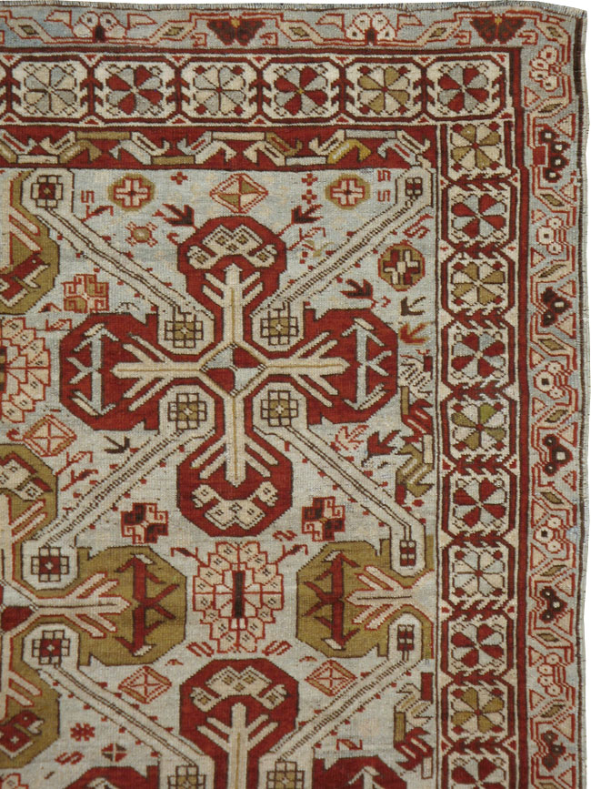 Antique Karabagh Gallery Rug, No.20576 - Galerie Shabab