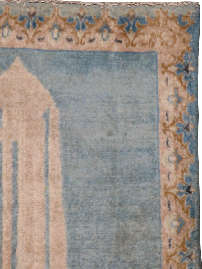 Vintage Persian Kashan Pictorial  Rug, No.20578 - Galerie Shabab
