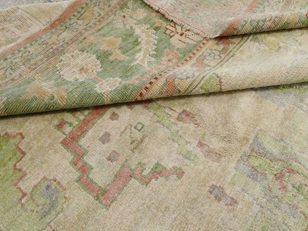 Vintage Turkish Oushak Large Room Size Carpet, No.20585 - Galerie Shabab
