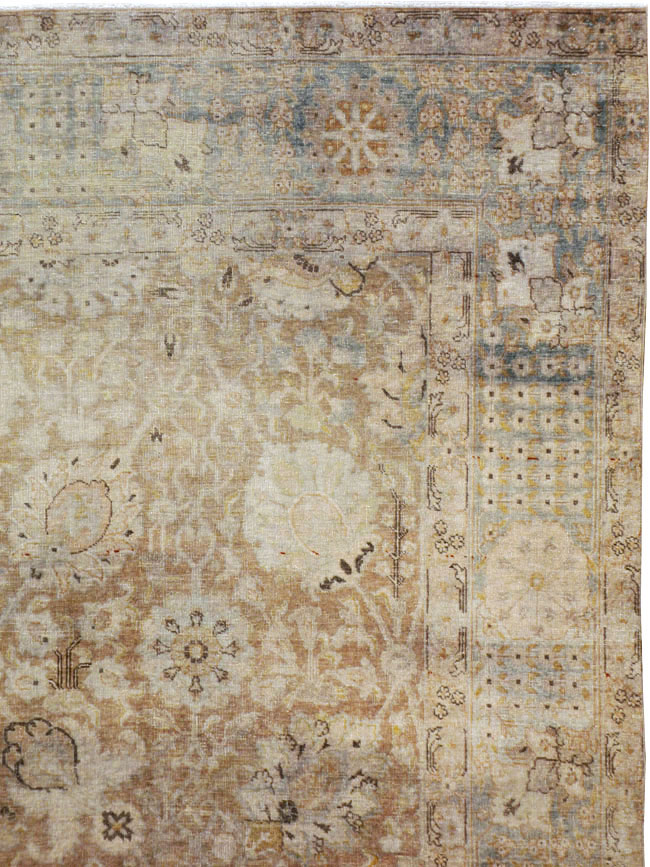 Antique Persian Tabriz Carpet, No.20586 - Galerie Shabab