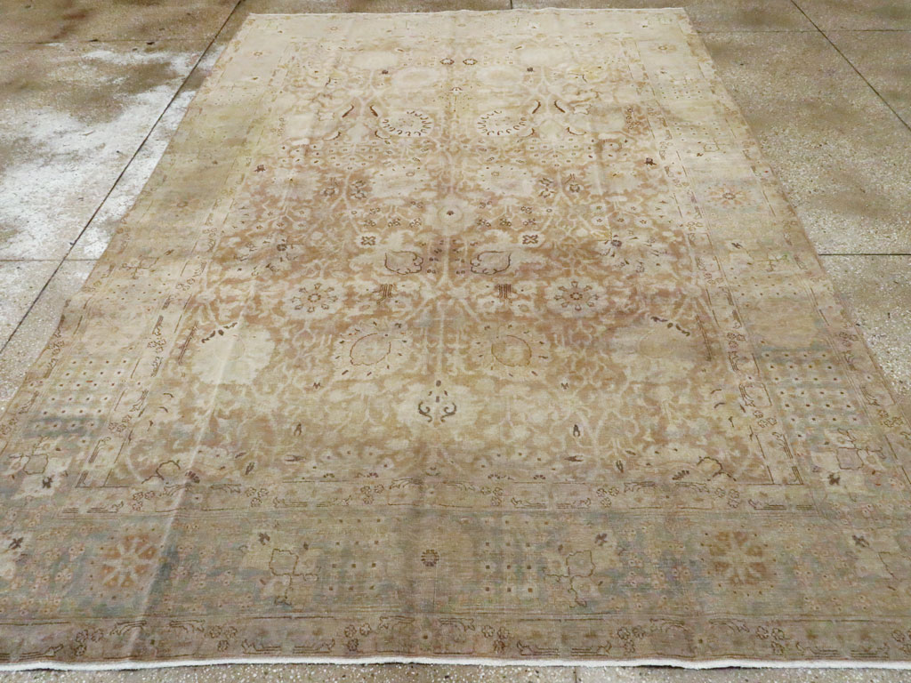 Antique Persian Tabriz Carpet, No.20586 - Galerie Shabab
