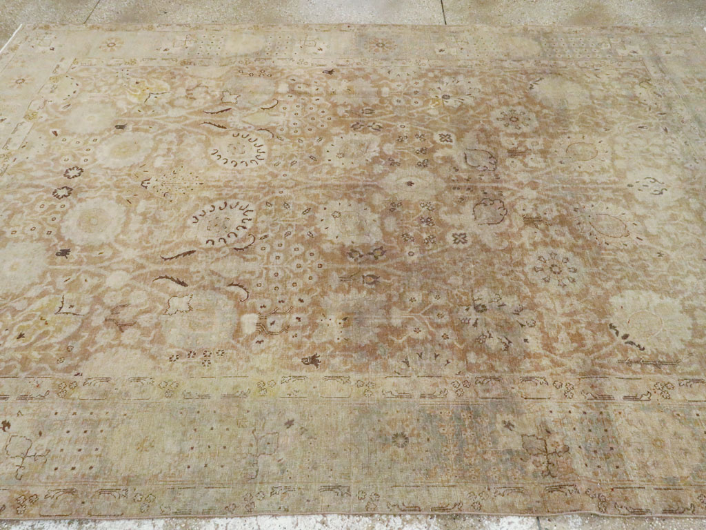 Antique Persian Tabriz Carpet, No.20586 - Galerie Shabab