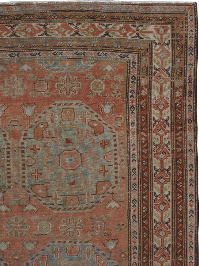 Antique Malayer Square Carpet, No.20612 - Galerie Shabab