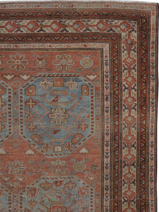 Antique Malayer Square Carpet, No.20612 - Galerie Shabab