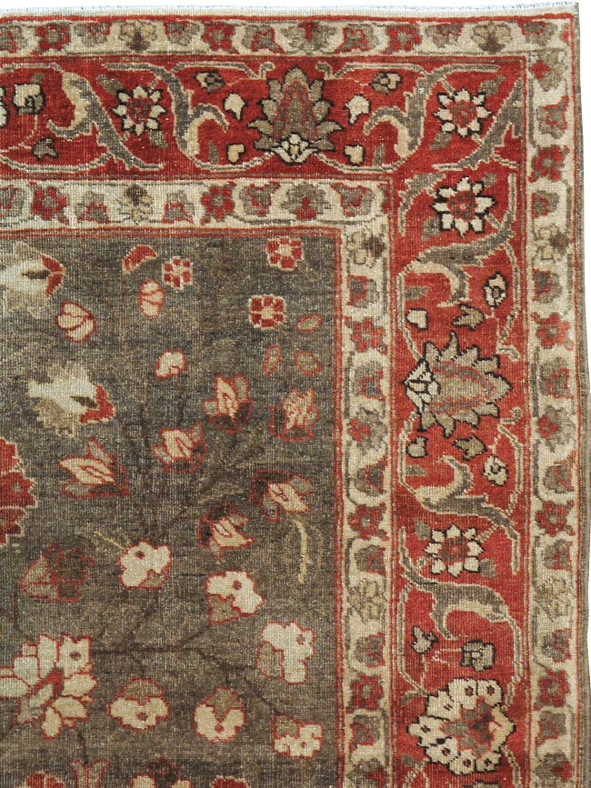 Antique Persian Tabriz Sampler Rug, No.20619 - Galerie Shabab