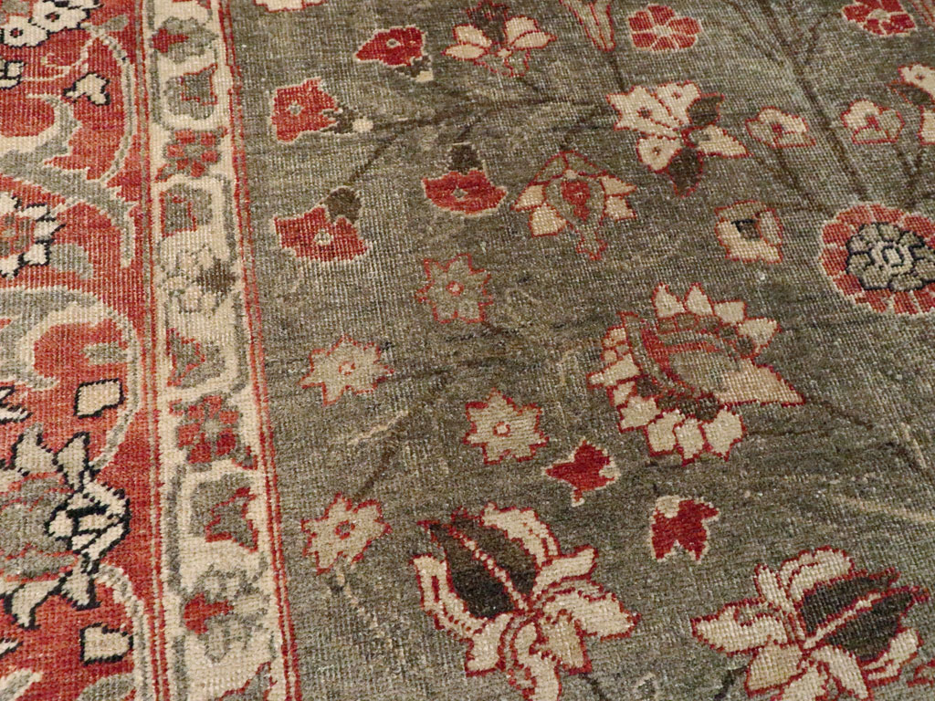 Antique Persian Tabriz Sampler Rug, No.20619 - Galerie Shabab