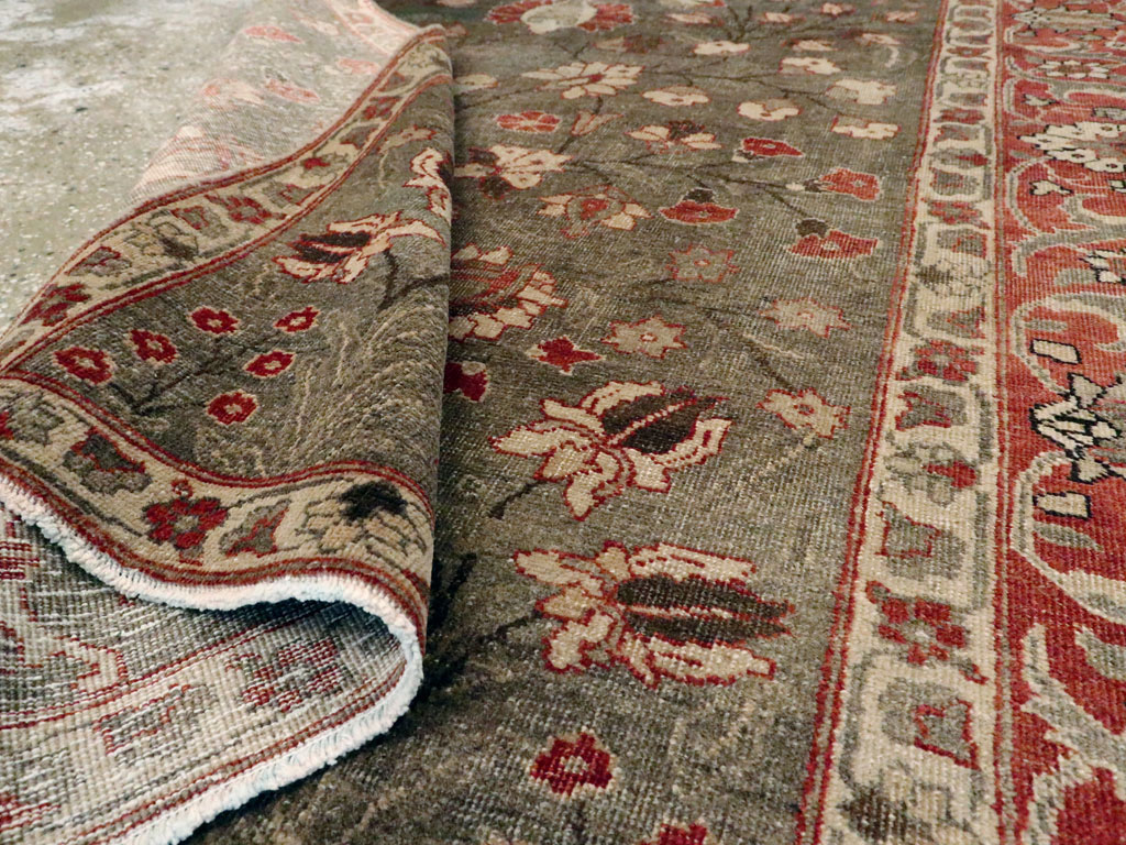 Antique Persian Tabriz Sampler Rug, No.20619 - Galerie Shabab