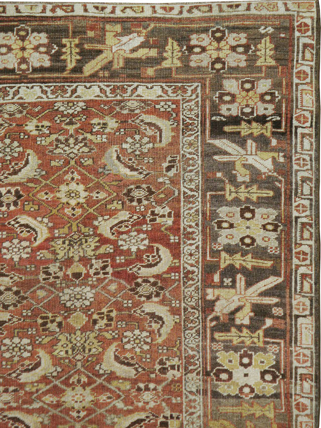 Antiuqe Persian Bidjar Rug, No.20637 - Galerie Shabab