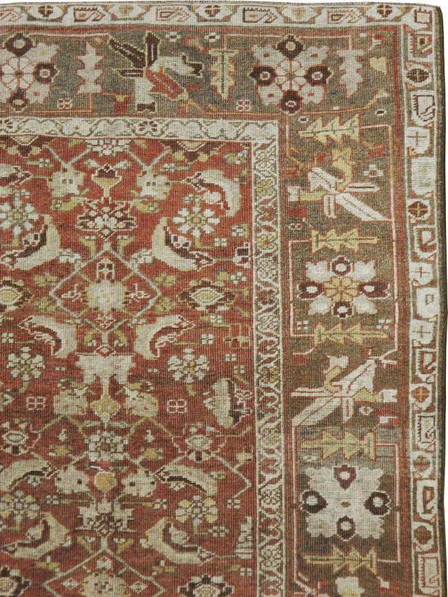 Antiuqe Persian Bidjar Rug, No.20637 - Galerie Shabab