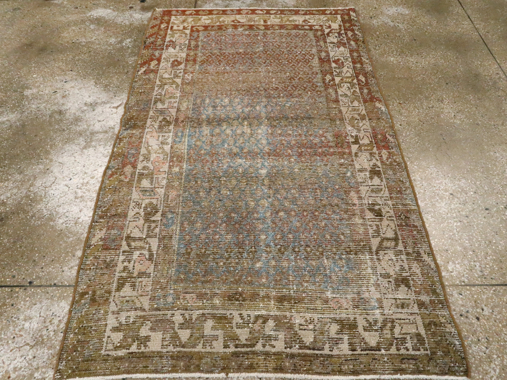 Antique Persian Malayer Distressed Rug, No.20647 - Galerie Shabab