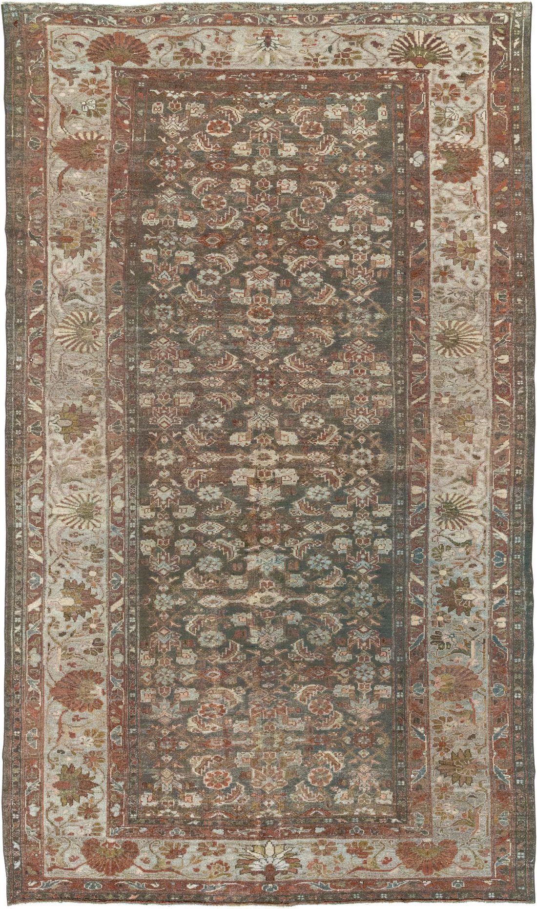 Antique Persian Malayer Gallery Carpet, No.20686 - Galerie Shabab