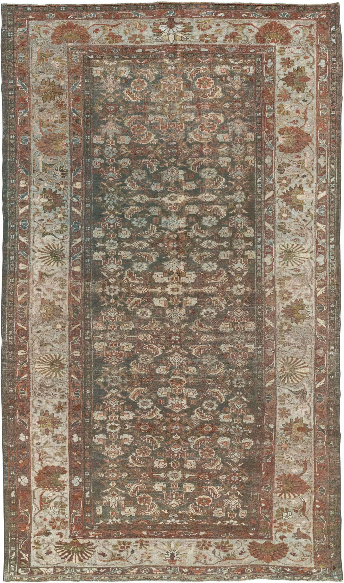 Antique Persian Malayer Gallery Carpet, No.20686 - Galerie Shabab