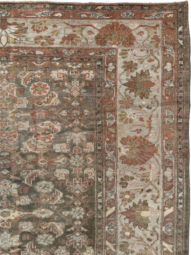 Antique Persian Malayer Gallery Carpet, No.20686 - Galerie Shabab