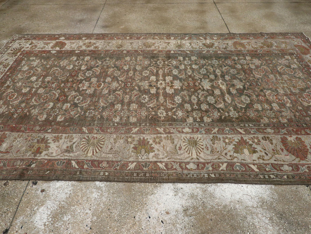 Antique Persian Malayer Gallery Carpet, No.20686 - Galerie Shabab