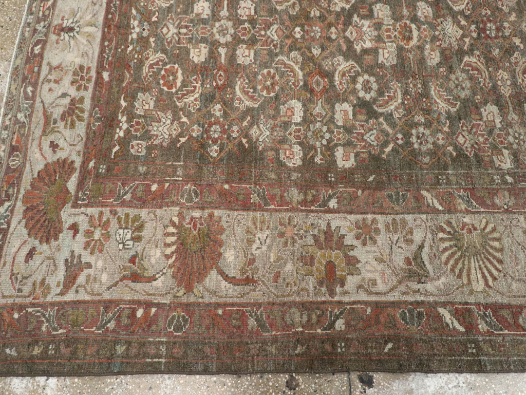 Antique Persian Malayer Gallery Carpet, No.20686 - Galerie Shabab