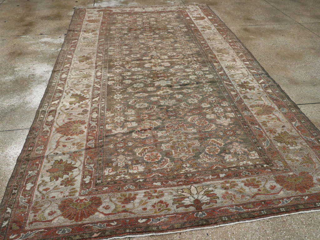 Antique Persian Malayer Gallery Carpet, No.20686 - Galerie Shabab