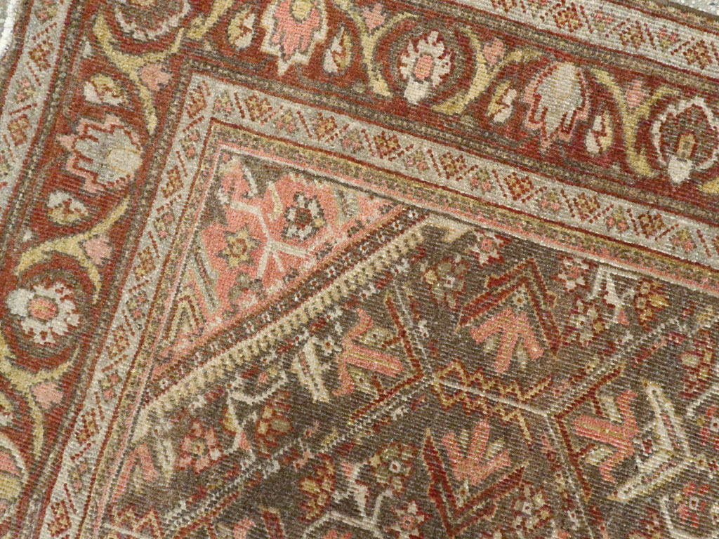 Vintage Persian Malayer Accent Rug, No.20703 - Galerie Shabab