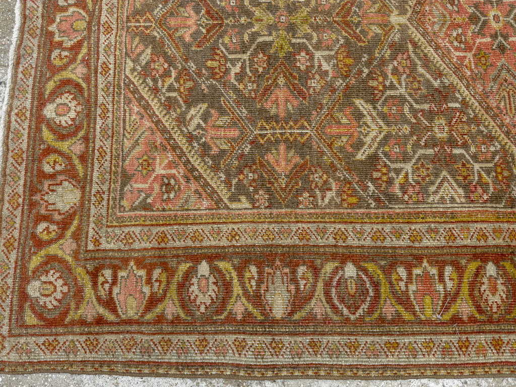 Vintage Persian Malayer Accent Rug, No.20703 - Galerie Shabab