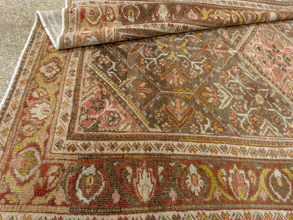 Vintage Persian Malayer Accent Rug, No.20703 - Galerie Shabab