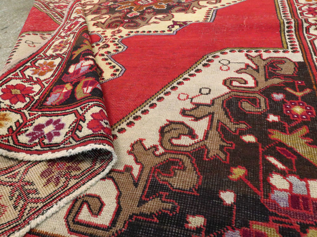 Vintage Turkish Oushak Rug, No.20732 - Galerie Shabab