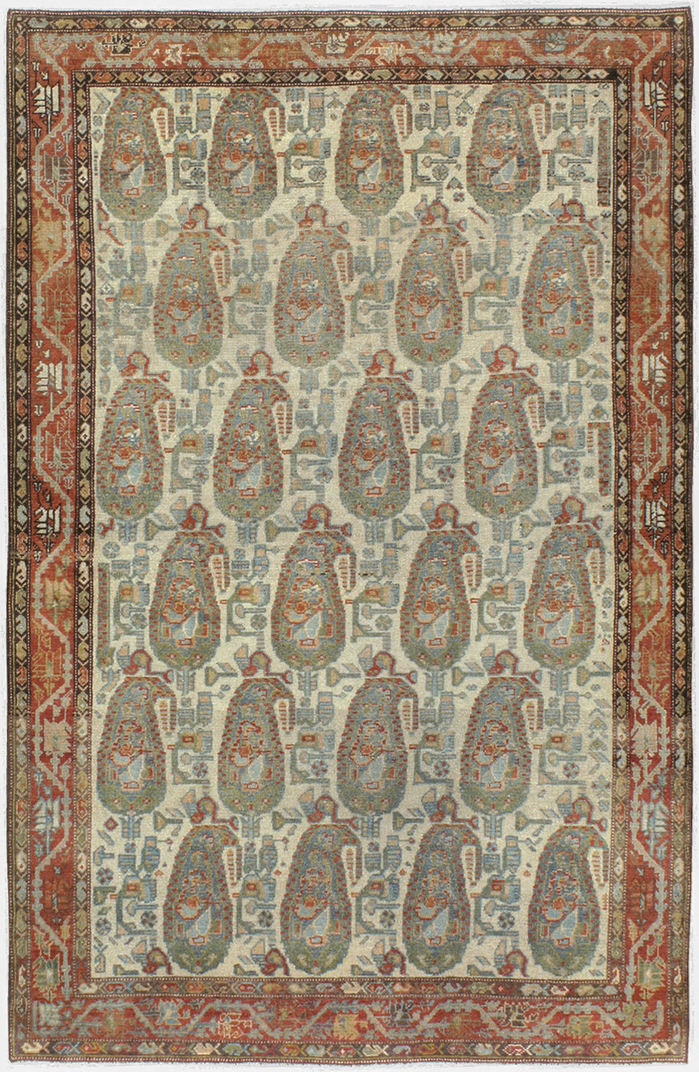 Antique Persian Malayer Rug, No.20748 - Galerie Shabab