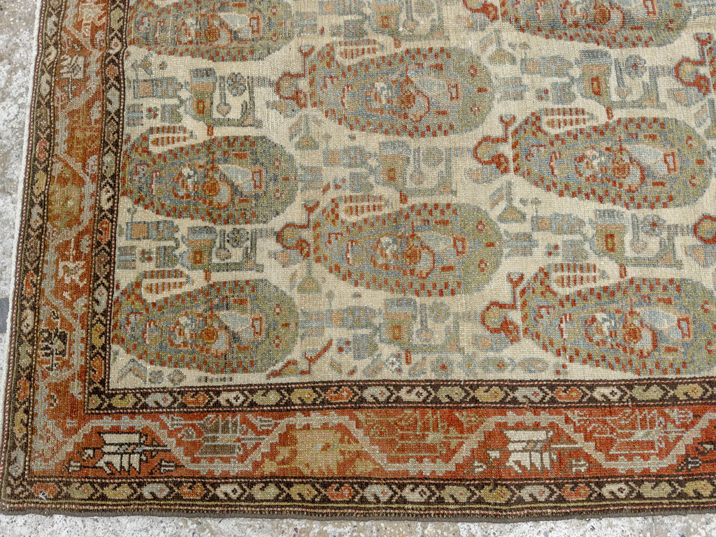 Antique Persian Malayer Rug, No.20748 - Galerie Shabab