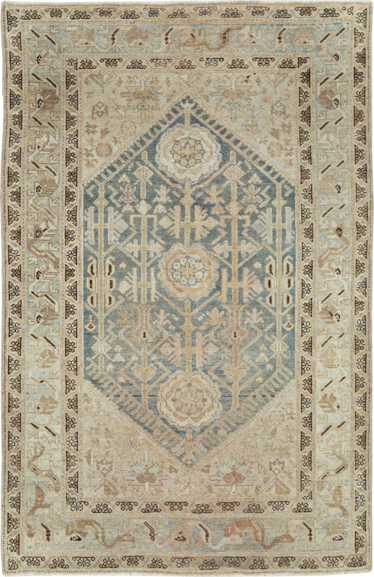 Antique Persian Malayer Accent Rug, No.20753 - Galerie Shabab