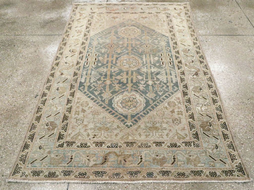 Antique Persian Malayer Accent Rug, No.20753 - Galerie Shabab