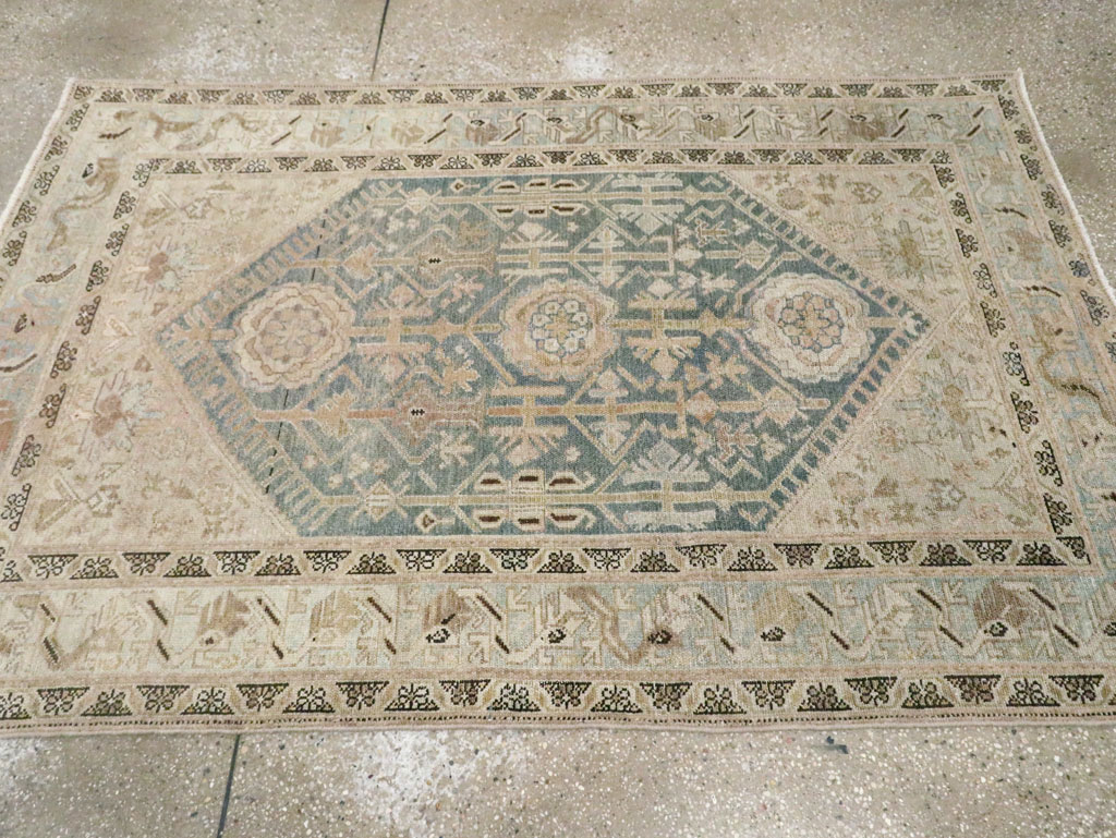 Antique Persian Malayer Accent Rug, No.20753 - Galerie Shabab