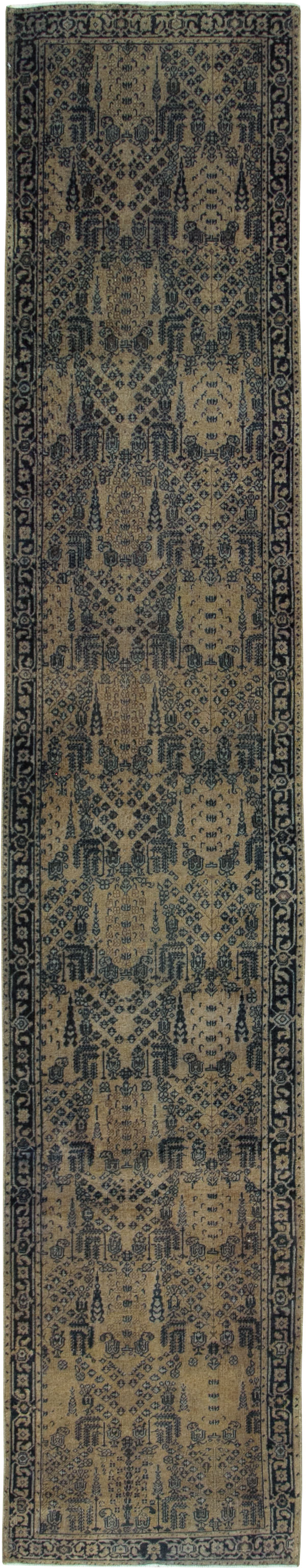 Antique Persian Tabriz Runner, No.20775 - Galerie Shabab
