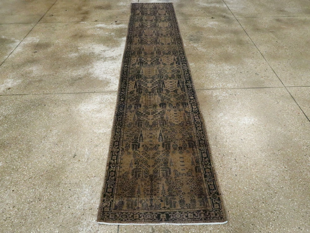 Antique Persian Tabriz Runner, No.20775 - Galerie Shabab