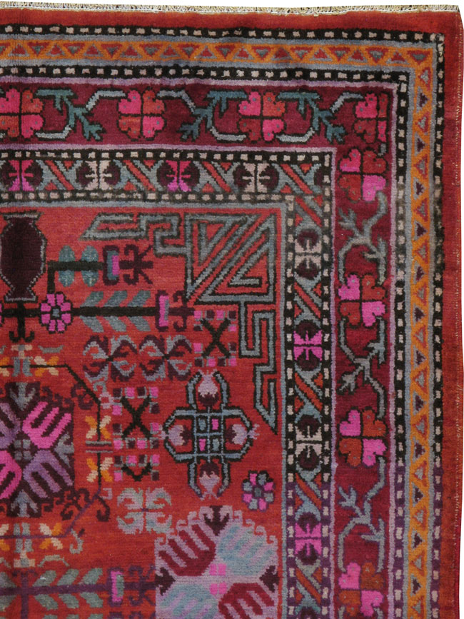 Antique East Turkestan Khotan Carpet, No.20788 - Galerie Shabab