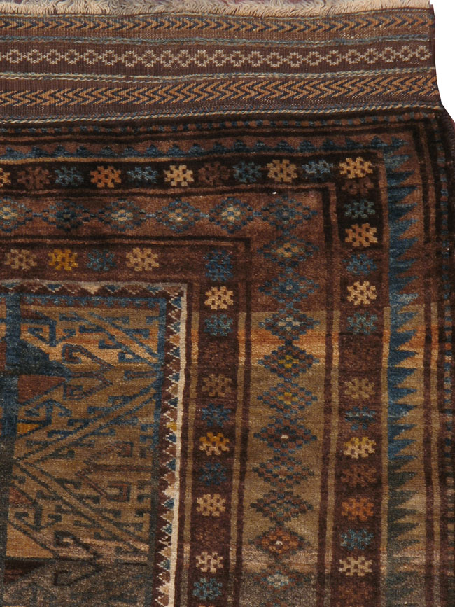 Vintage Persian Baluch Rug, No.20792 - Galerie Shabab