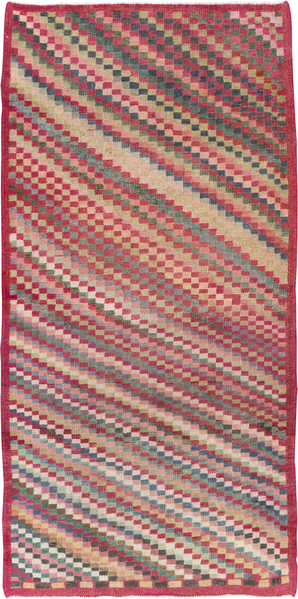 Vintage Turkish Anatolian Throw Rug, No.20843 - Galerie Shabab