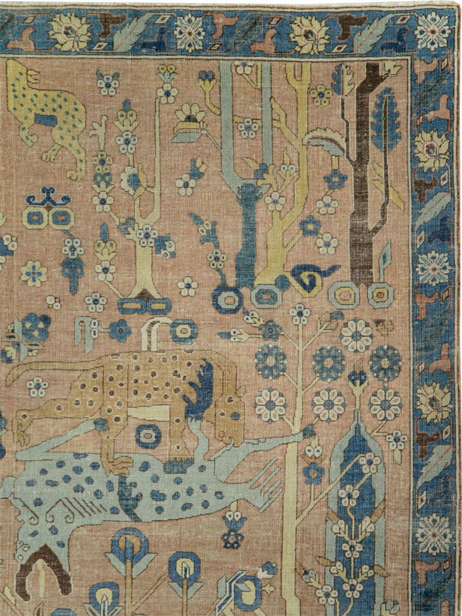 Antique Teodor Tuduc Pictorial Carpet, No.20866 - Galerie Shabab