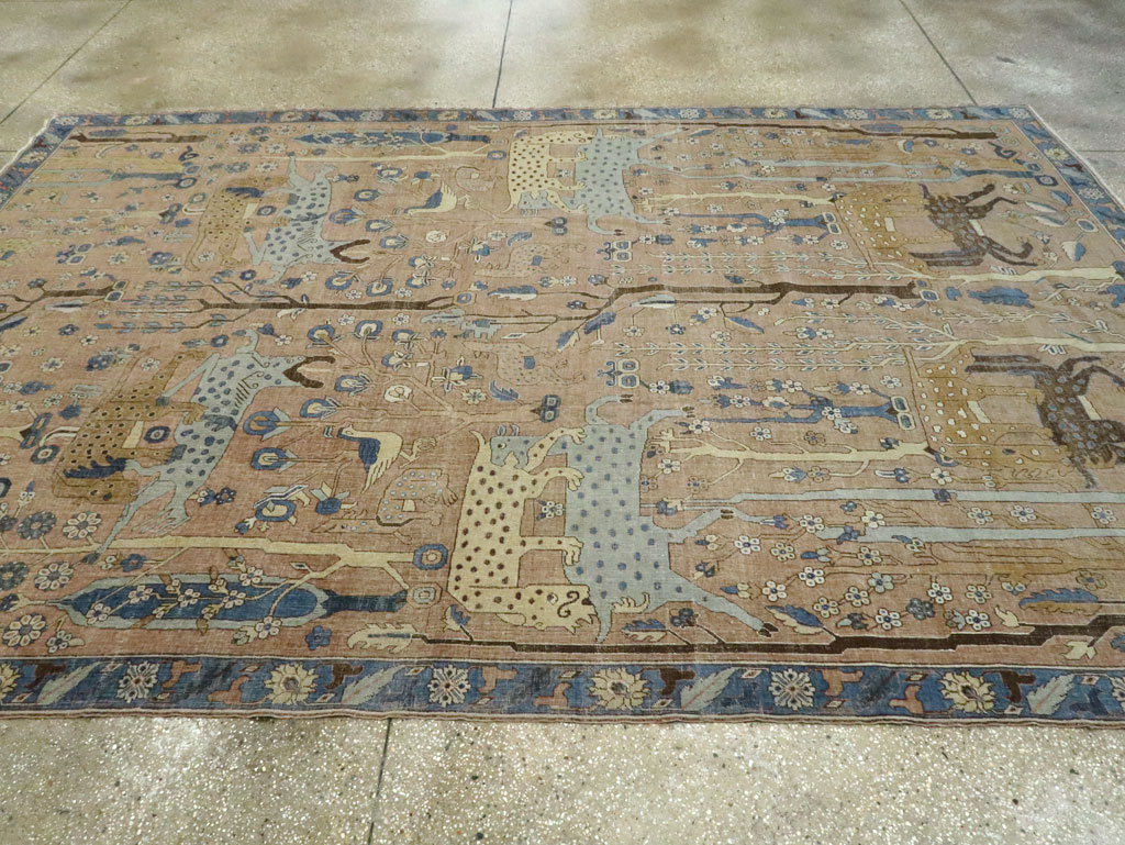 Antique Teodor Tuduc Pictorial Carpet, No.20866 - Galerie Shabab