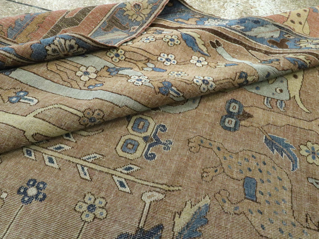 Antique Teodor Tuduc Pictorial Carpet, No.20866 - Galerie Shabab