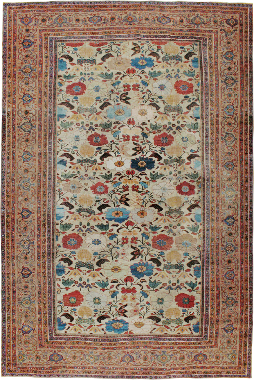 Antique Persian Sultanbad Carpet, No.20872 - Galerie Shabab