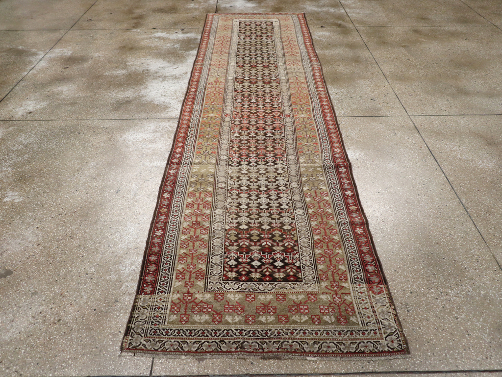 Vintage Persian Malayer Runner, No.20890 - Galerie Shabab