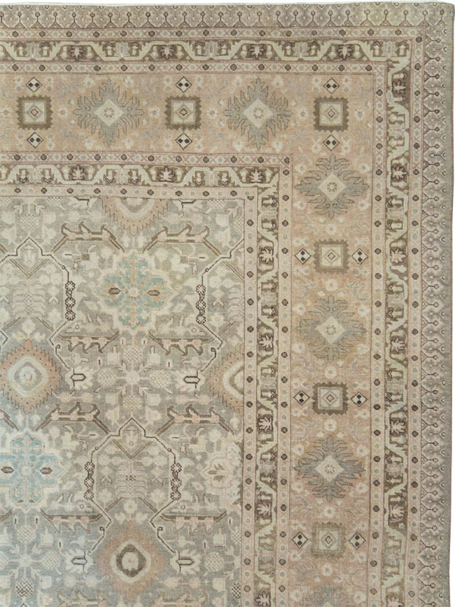 Vintage Persian Tabriz Large Room Size Carpet, No.20900 - Galerie Shabab
