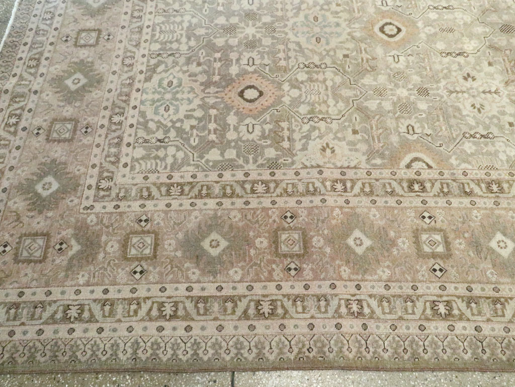 Vintage Persian Tabriz Large Room Size Carpet, No.20900 - Galerie Shabab