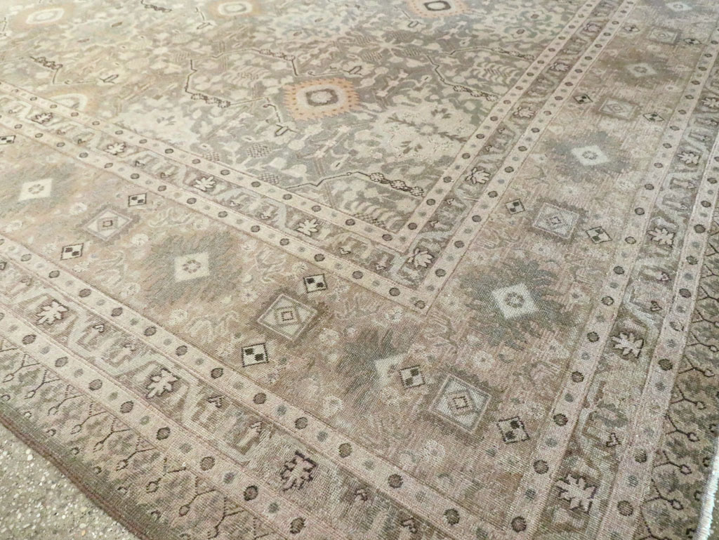 Vintage Persian Tabriz Large Room Size Carpet, No.20900 - Galerie Shabab