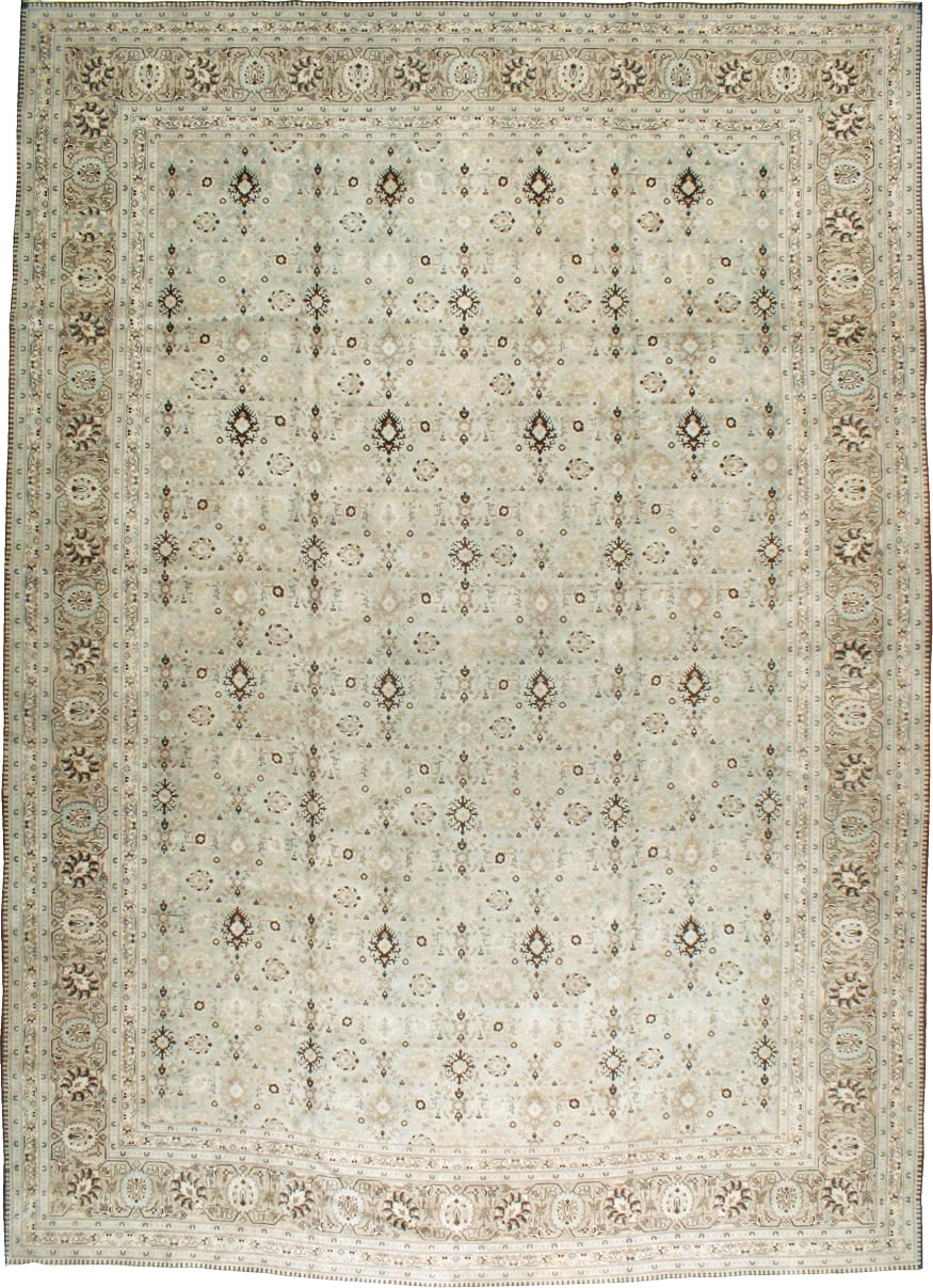 Antique Persian Tabriz Carpet, No.20903 - Galerie Shabab