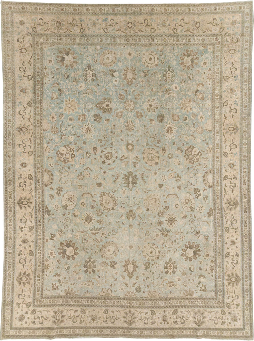 Antique Persian Tabriz Room Size Carpet, No.20909 - Galerie Shabab